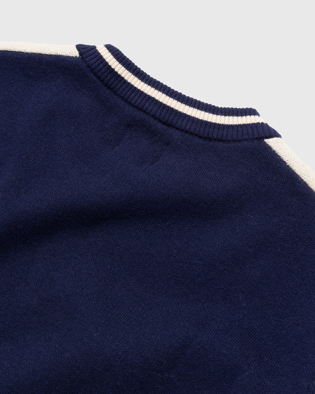 Patta – Alphabet Knitted Sweater Evening Blue/Pale Khaki - Knitwear - Green - Image 3