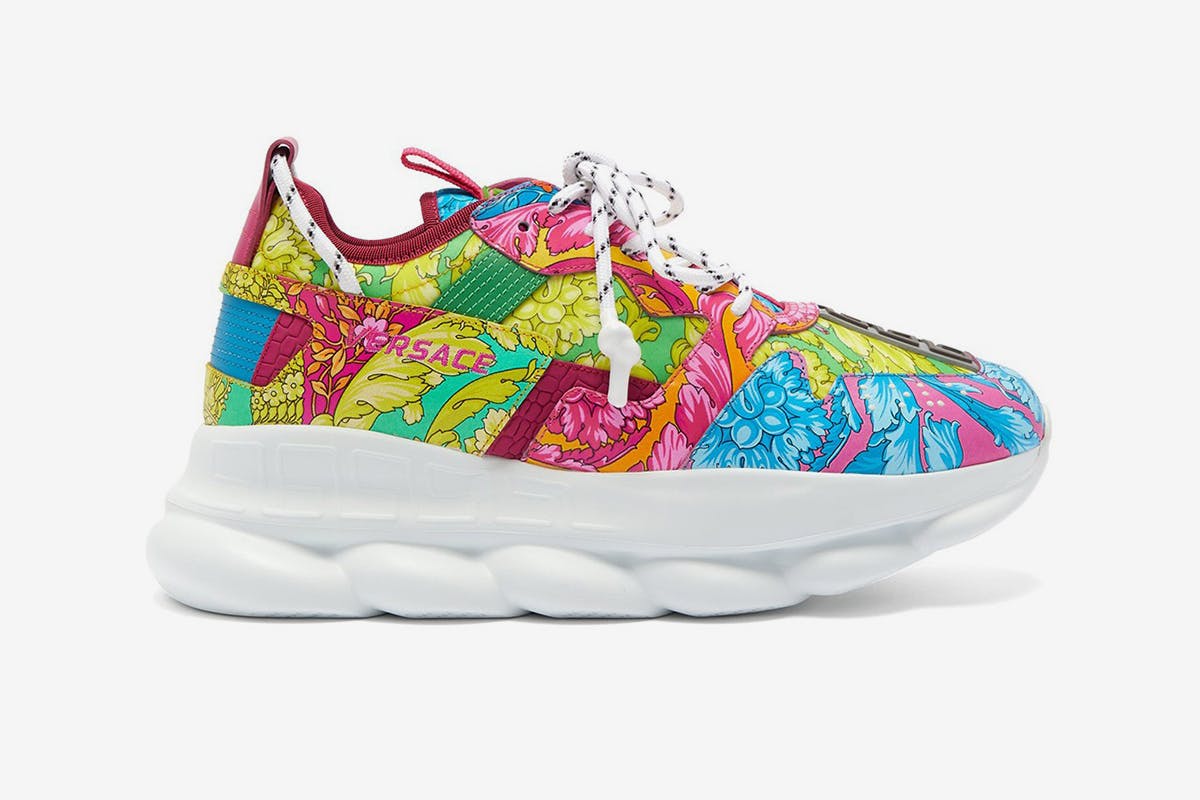 versace chain reaction baroque print release date price