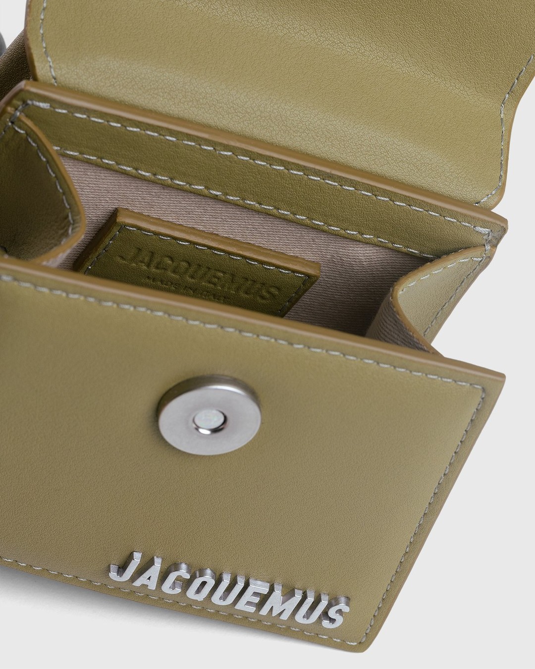 JACQUEMUS – Le Chiquito Homme Light Khaki - Bags - Green - Image 5
