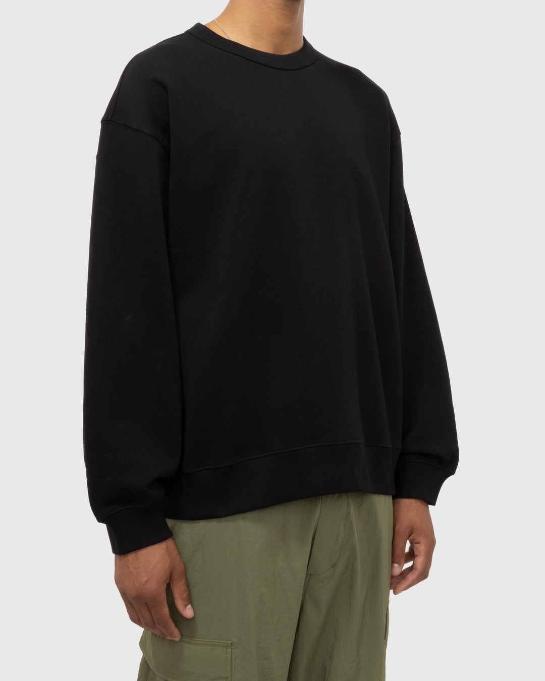 Dries van Noten – Hax Oversized Crewneck Black - Sweats - Black - Image 3