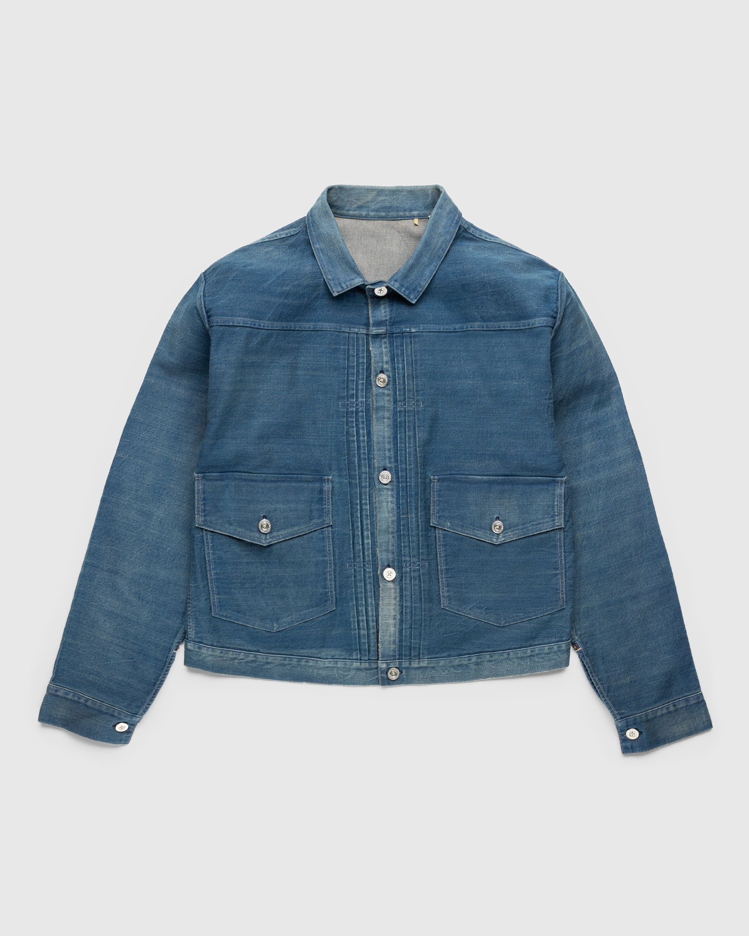 Levi's – LVC 1879 Pleated Blouse Jacket Indigo Blue | Highsnobiety