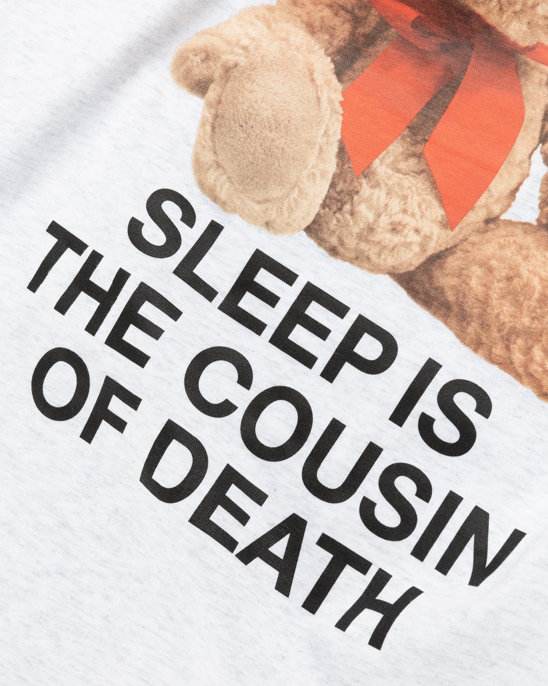 Patta – Teddy Bear T-Shirt Snow Melange Grey - T-shirts - Grey - Image 6