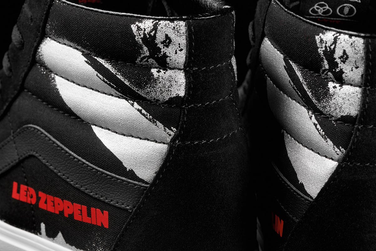 led zeppelin vans 50th anniversary collection release date price vans era vans sk8 hi