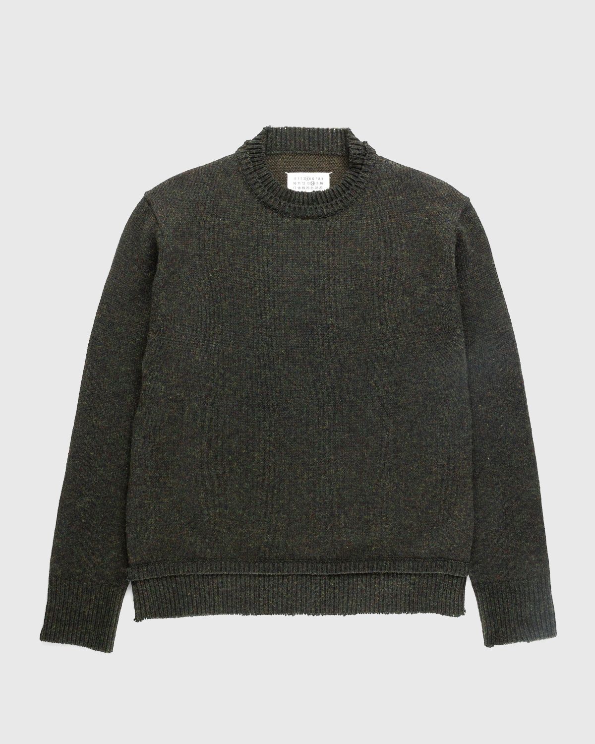 Maison Margiela Elbow Patch Sweater Dark Green Highsnobiety Shop
