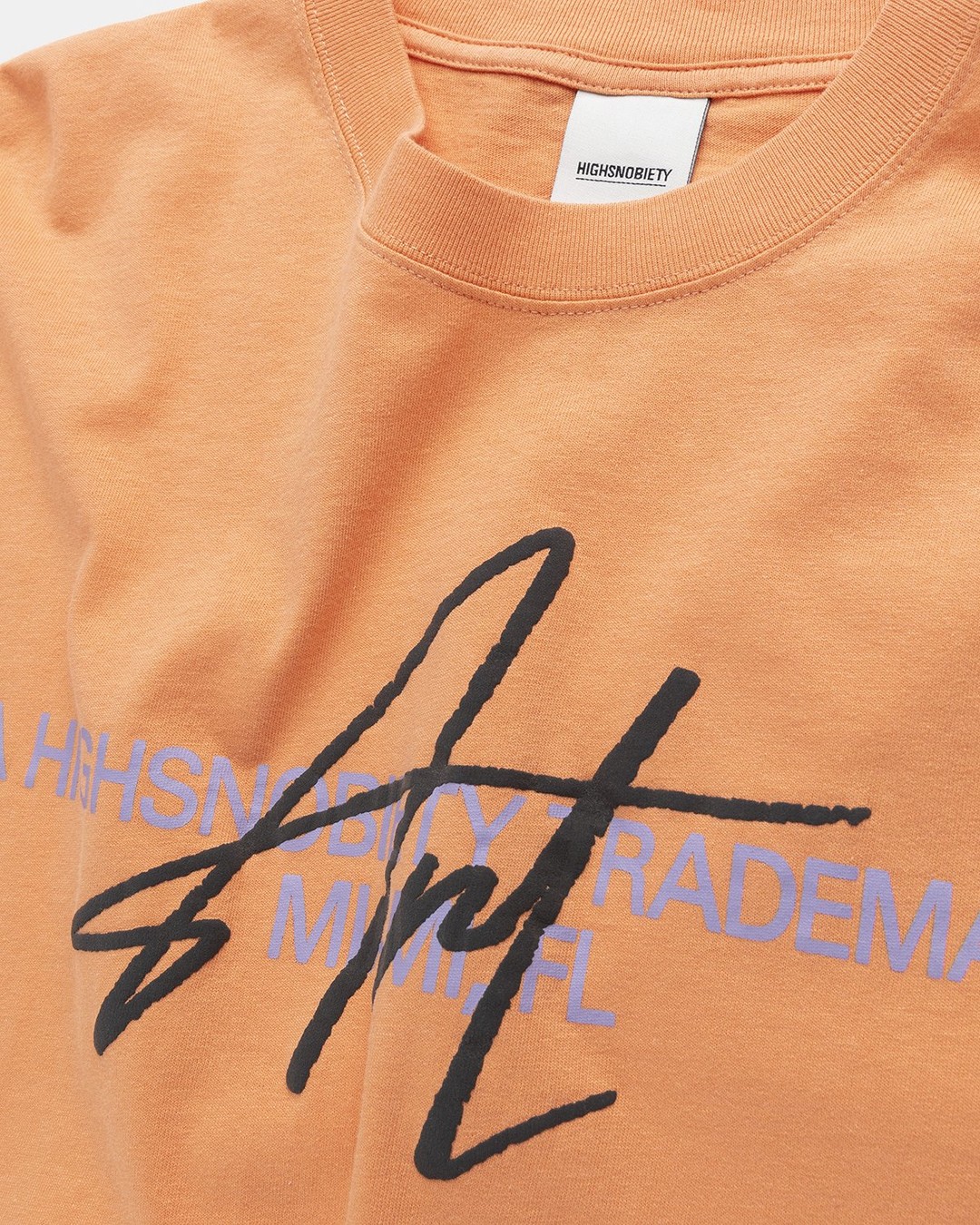 Highsnobiety – HIGHArt T-Shirt Miami Orange - T-Shirts - Orange - Image 5