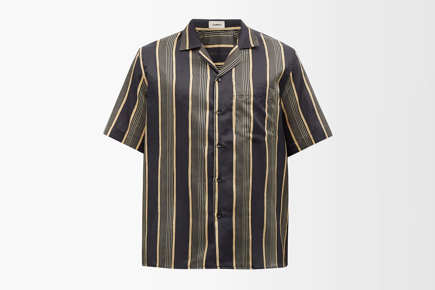 Striped Silk-Blend Poplin Shirt