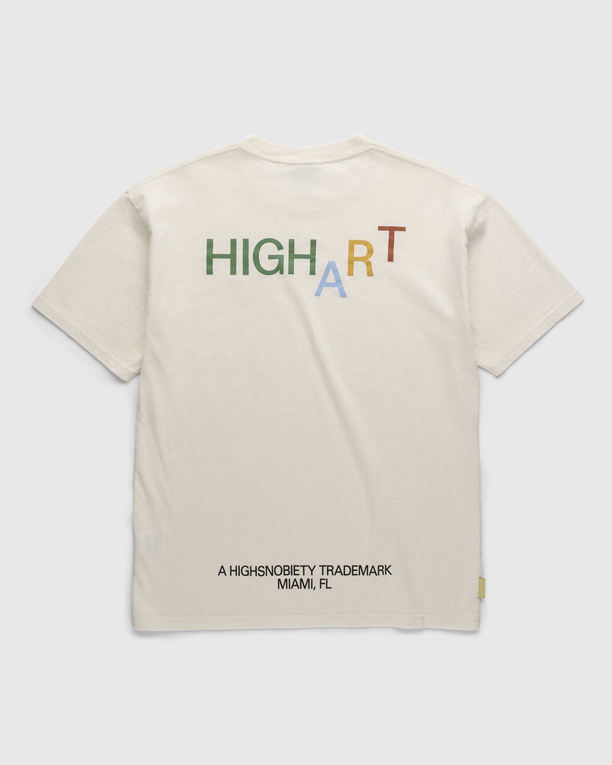 Highsnobiety – HIGHArt Rainbow T-Shirt White - T-shirts - White - Image 1