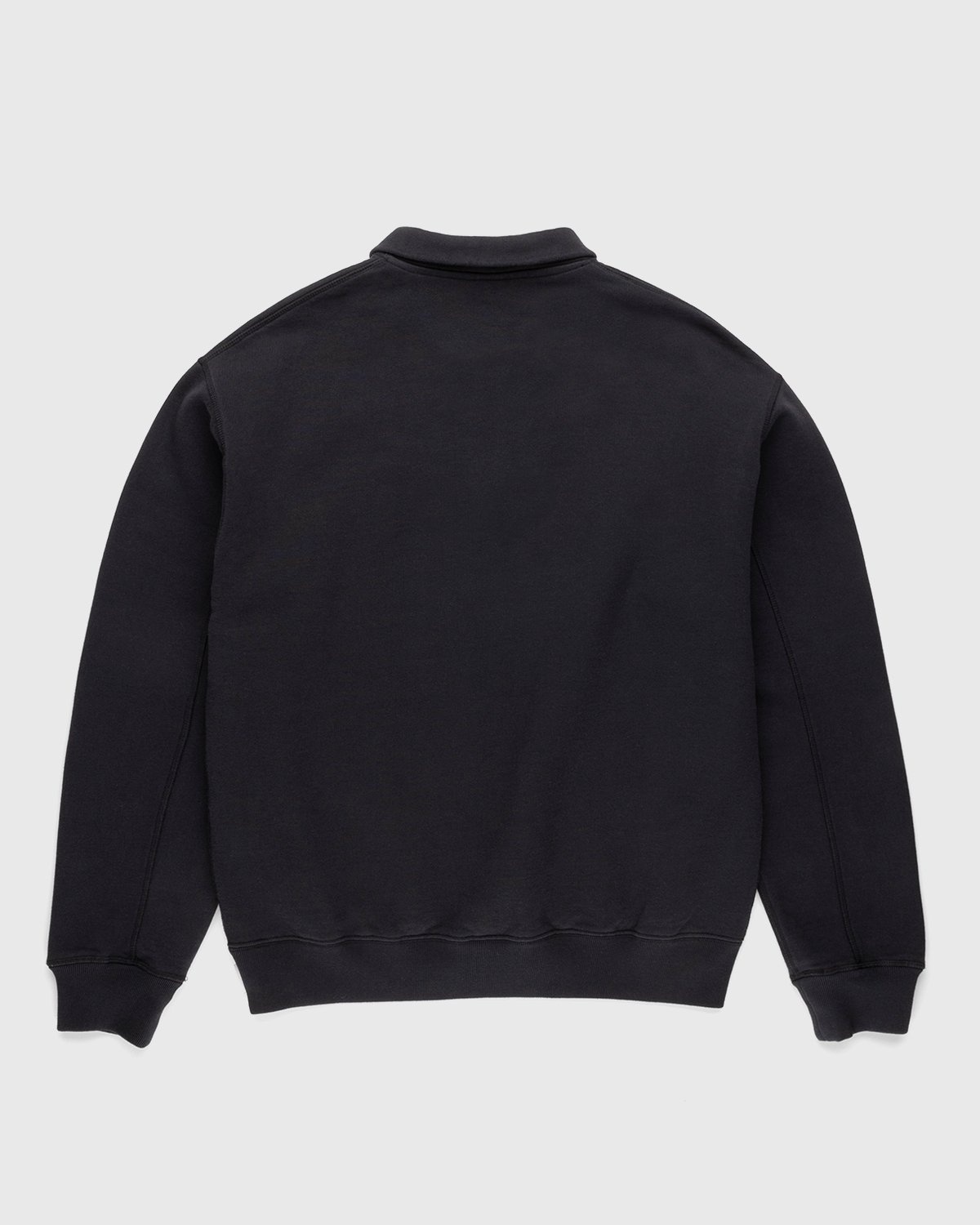 Highsnobiety – Zip Mock Neck Staples Fleece Black - Sweats - Black - Image 2