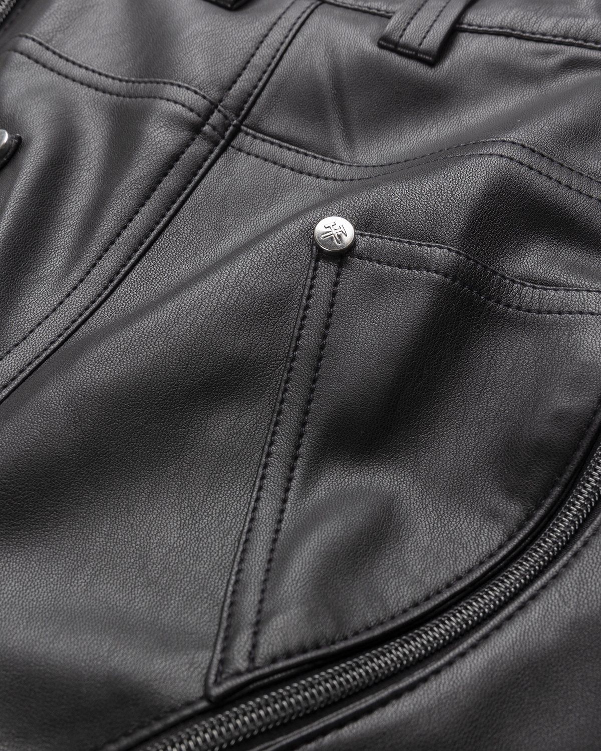 GmbH – Lata Pleather Pants Black - Pants - Black - Image 5