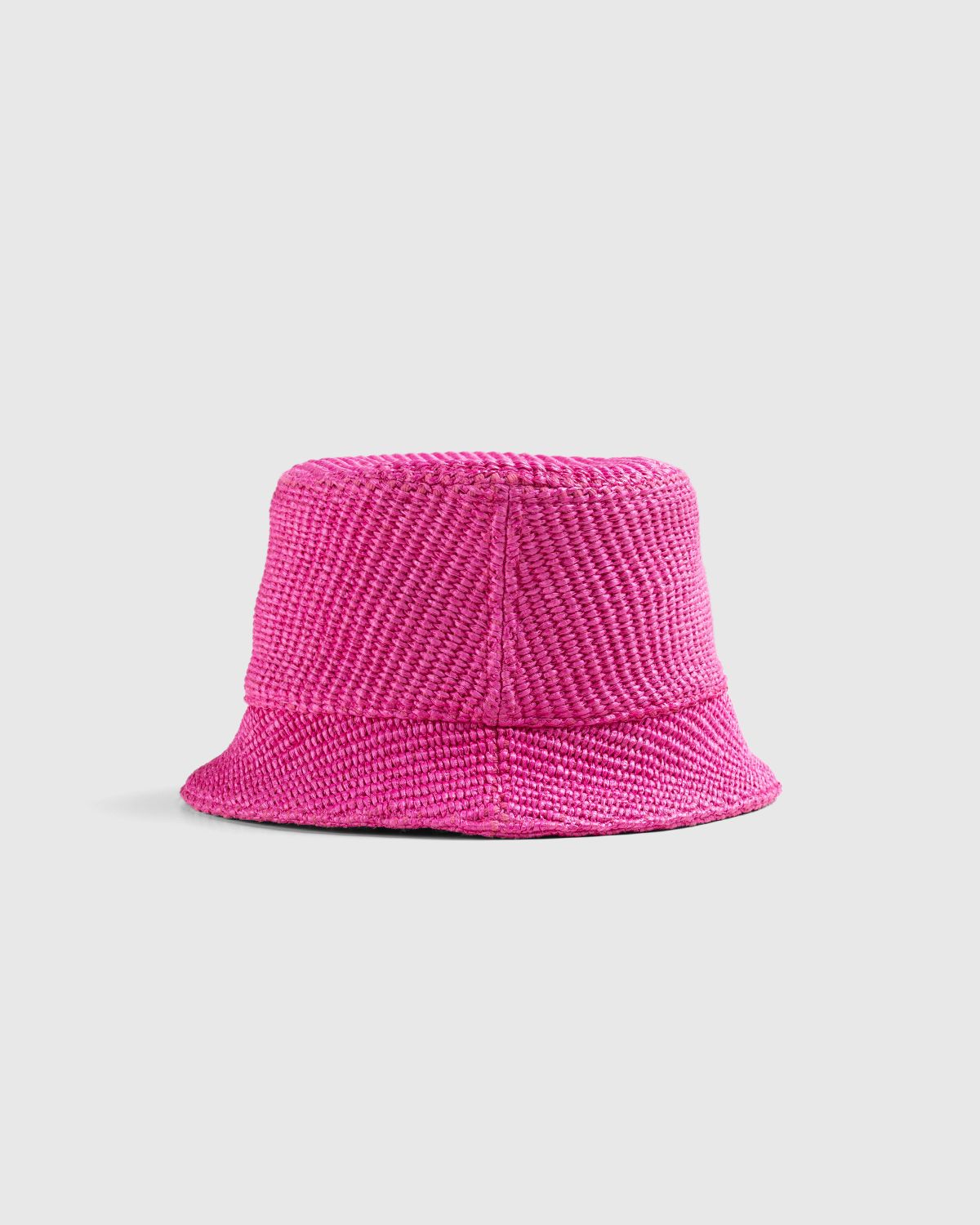 Marni x No Vacancy Inn – Raffia Bucket Hat Fuschia - Bucket Hats - Pink - Image 2