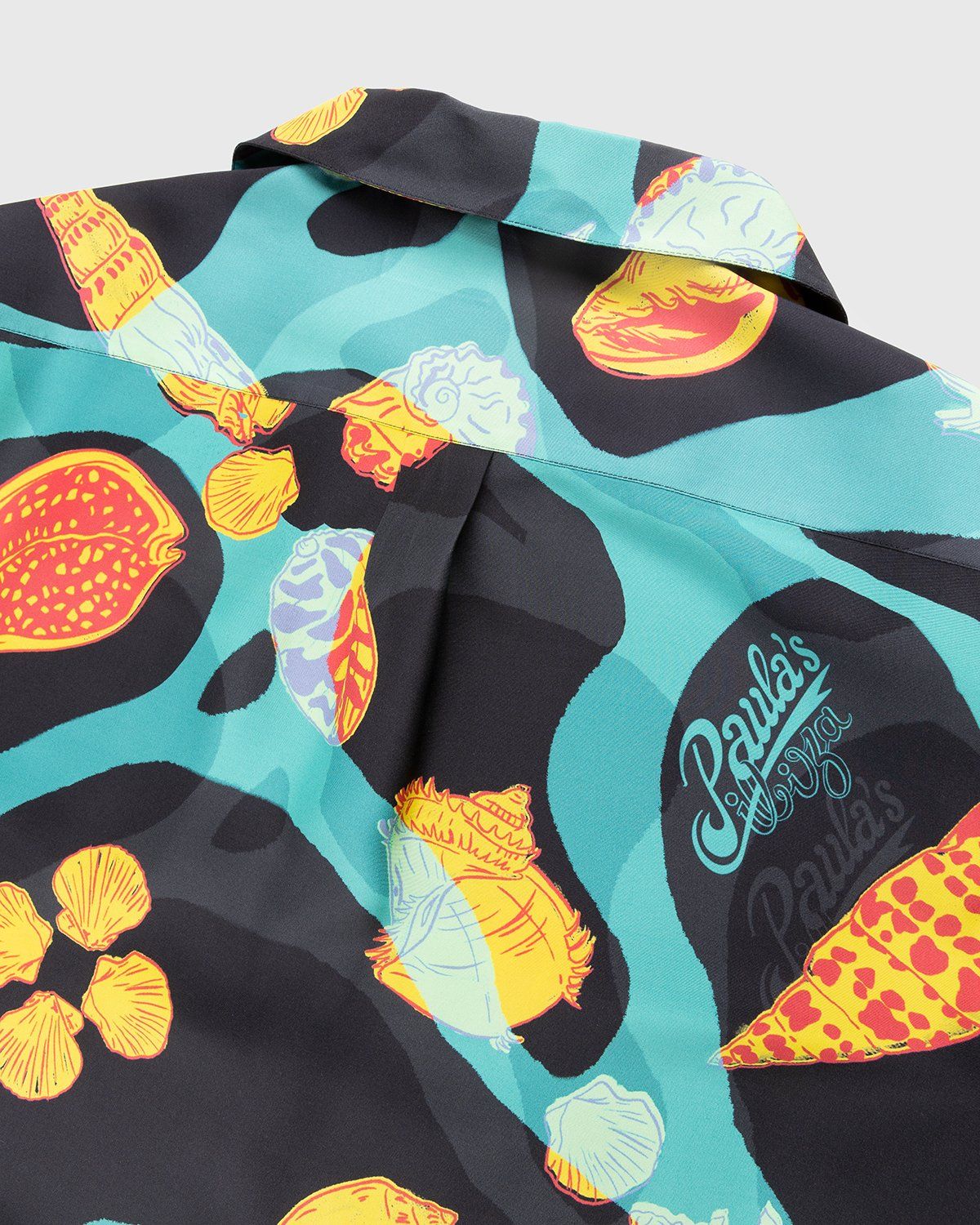 Loewe – Paula's Ibiza Shell Print Bowling Shirt Black - Shortsleeve Shirts - Multi - Image 3