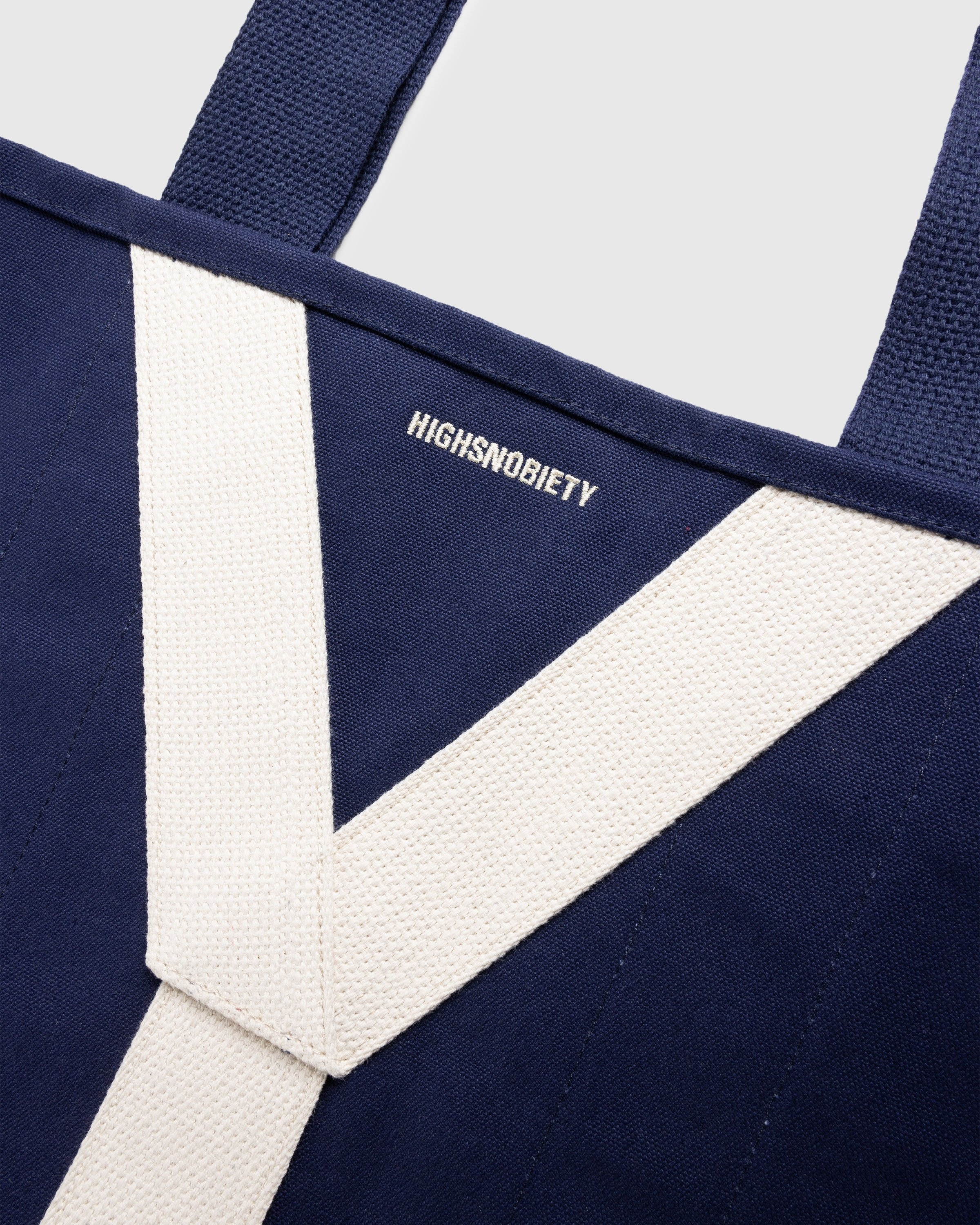 Highsnobiety – Neu York Canvas Tote Bag - Bags - Blue - Image 4