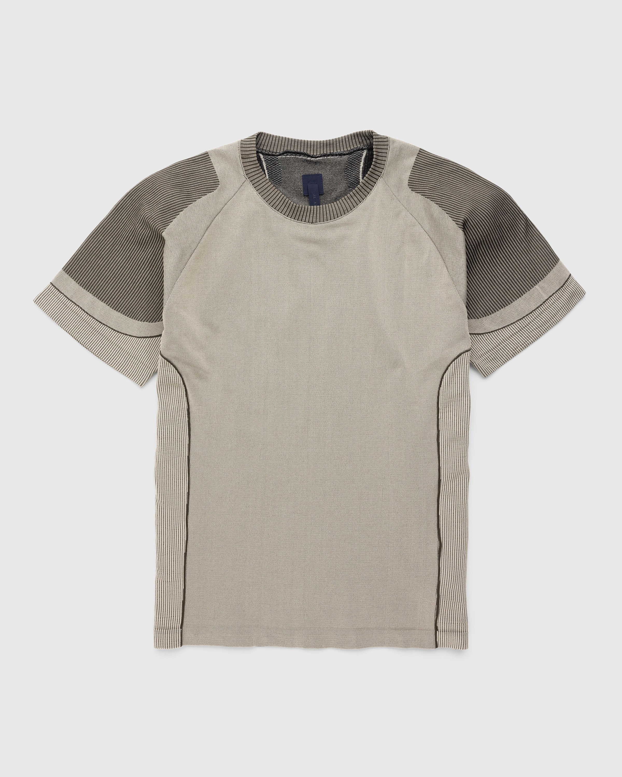 _J.L-A.L_ – Sollany Knitted Tee Brown/Sand - T-shirts - Green - Image 1
