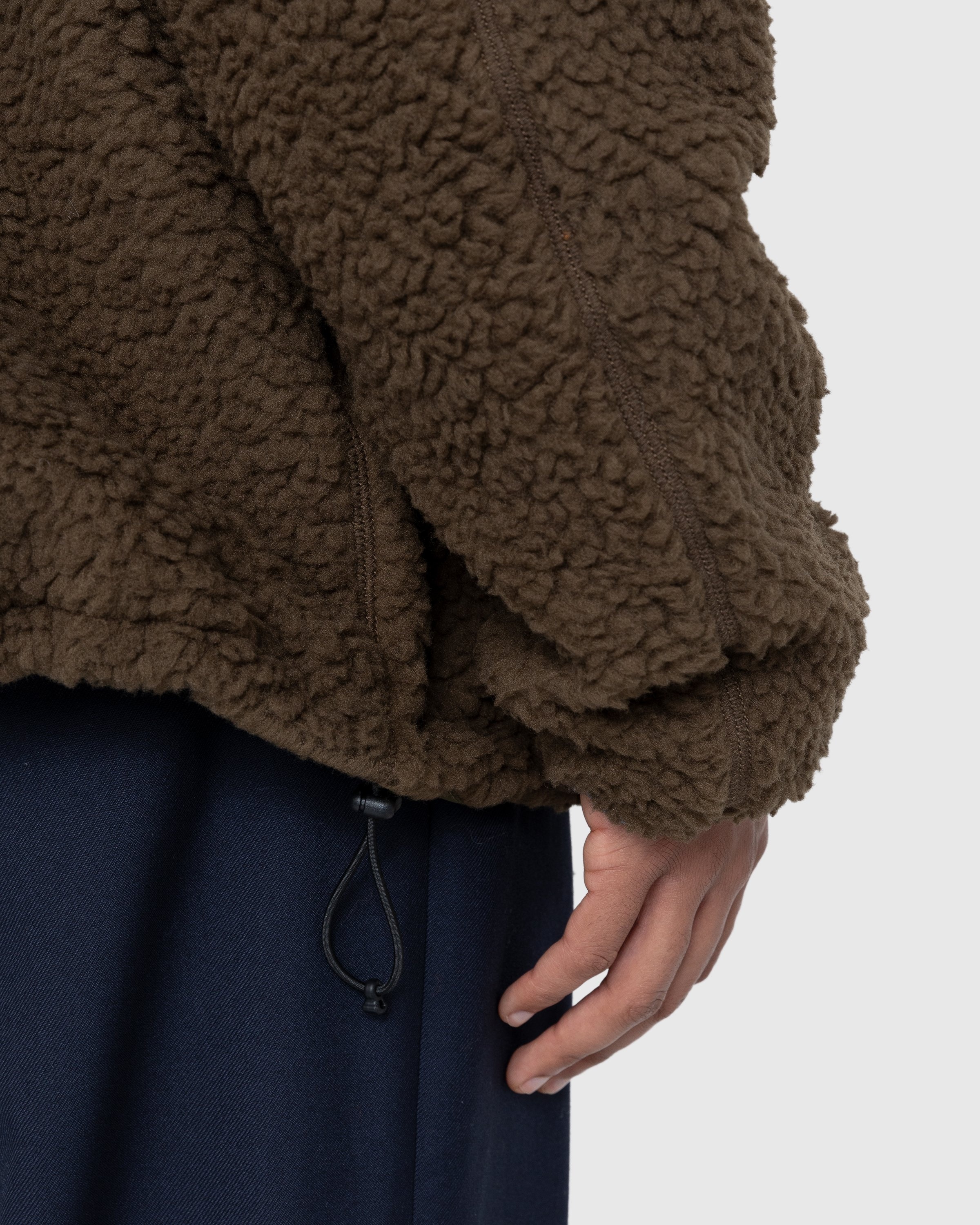 Highsnobiety – Reversible Polar Fleece Zip Jacket Steel Blue/Dark Green - Outerwear - Green - Image 9