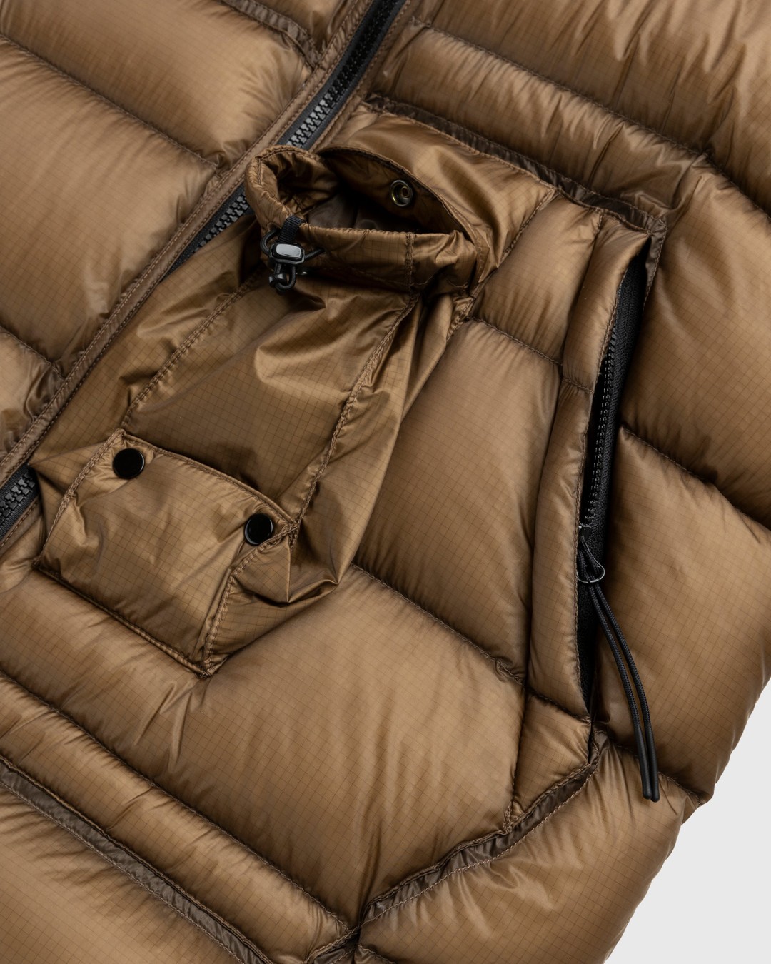 C.P. Company – DD Shell Hooded Down Jacket Brown - Outerwear - Brown - Image 9