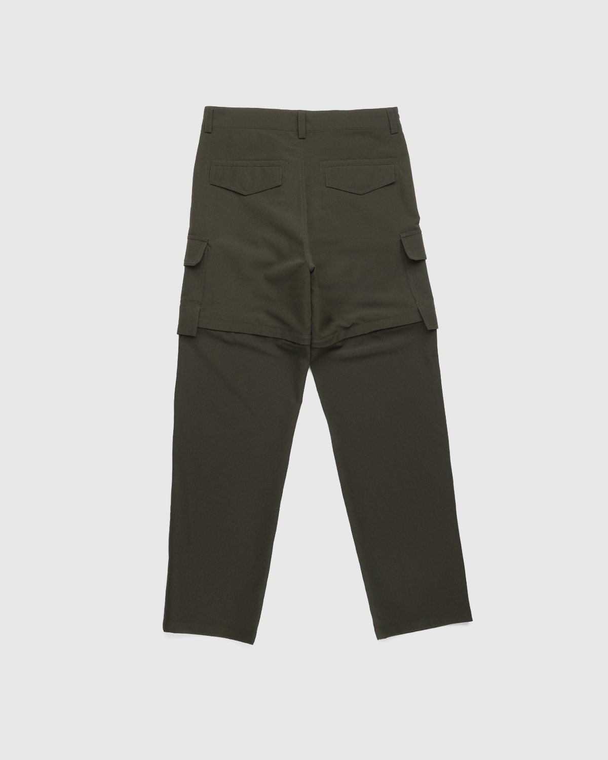 JACQUEMUS – Le Pantalon Peche Dark Khaki - Trousers - Green - Image 2