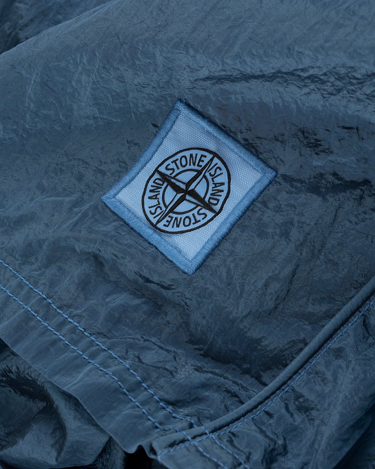 Stone Island – B0243 Nylon Metal Swim Shorts Mid Blue - Shorts - Blue - Image 5