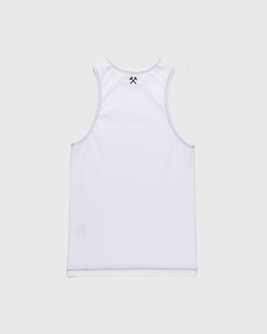 GmbH – Ali Rib Tank Top White - Men Tops - White - Image 2