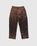 Acne Studios – Jacquard Trousers Brown - Trousers - Brown - Image 1