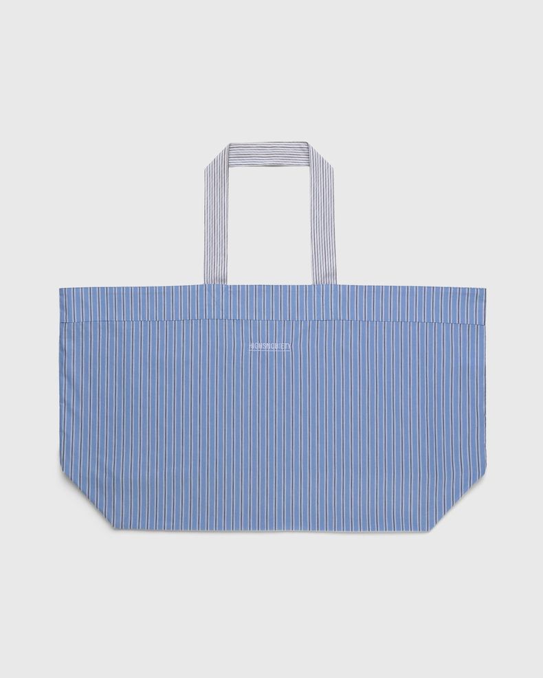 Highsnobiety – Shirting Laundry Bag Blue
