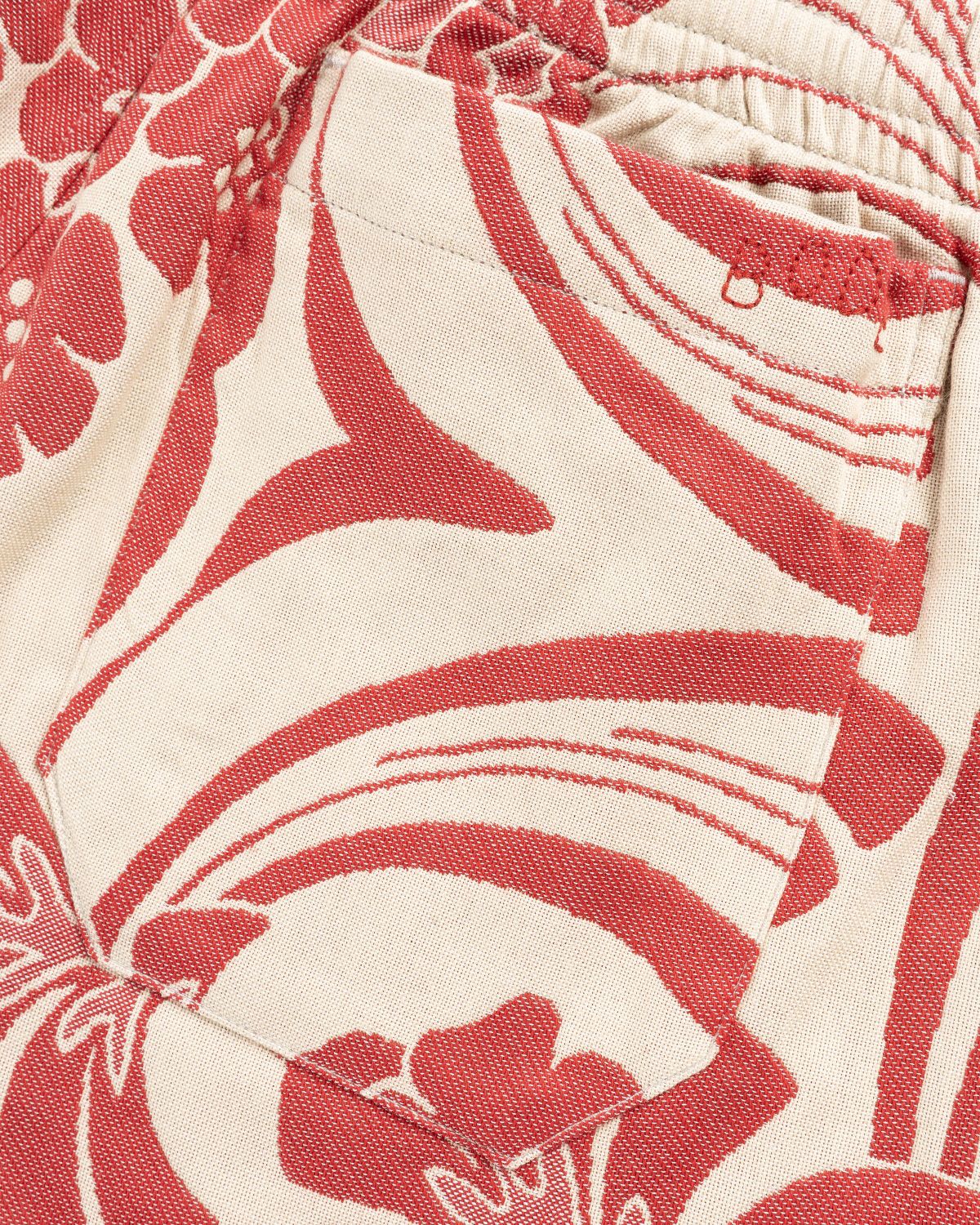 Bode – Nouveau Monstera Shorts Red - Shorts - Red - Image 5