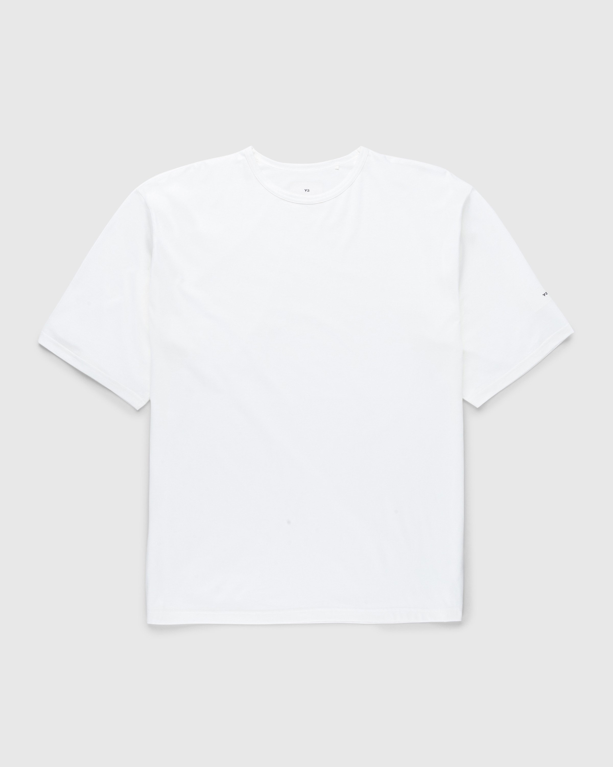 Y-3 – Boxy Cotton T-Shirt Off White - Tops - White - Image 1