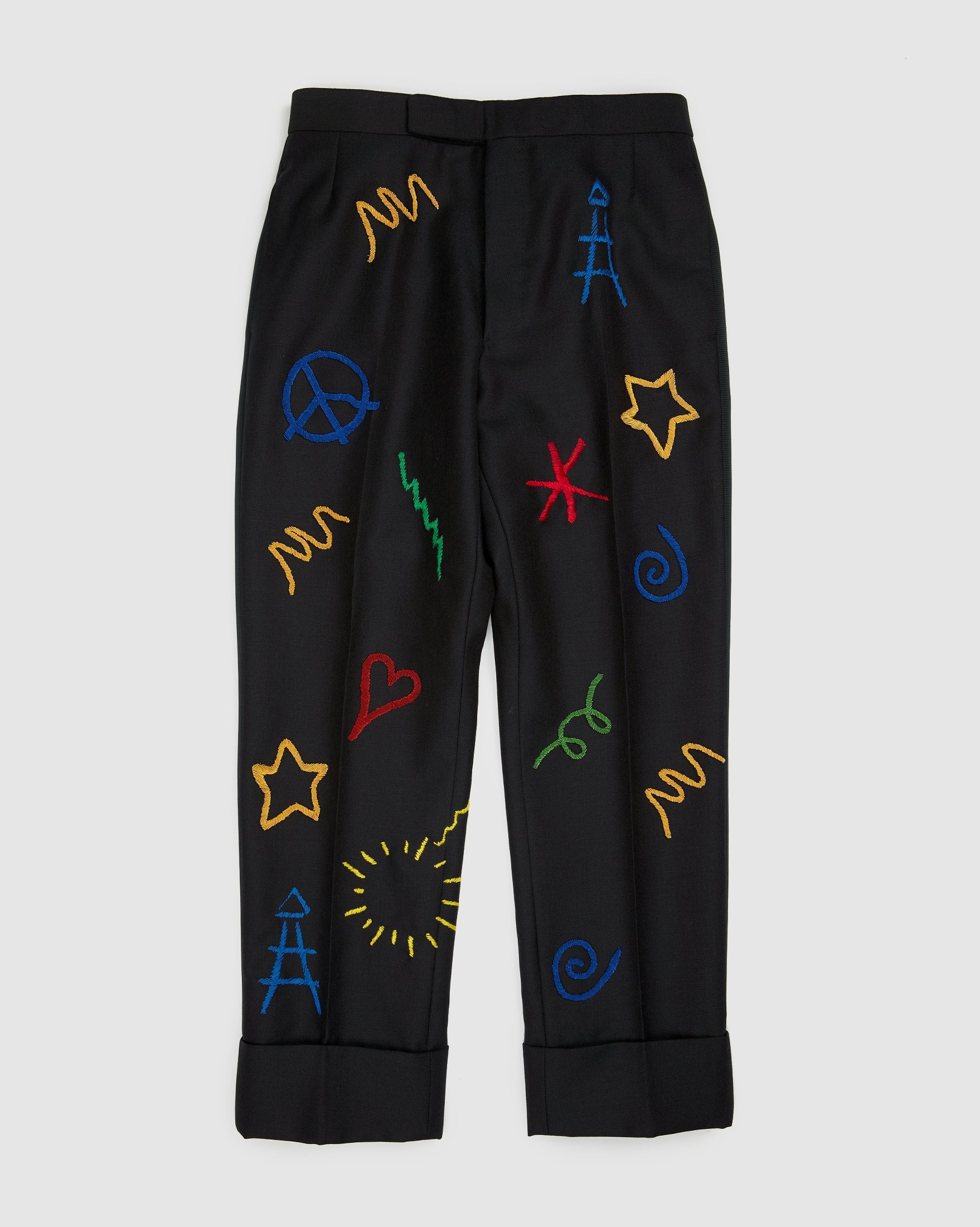 Colette Mon Amour x Thom Browne – Black Embroidered Tux Suit - Suits - Grey - Image 5