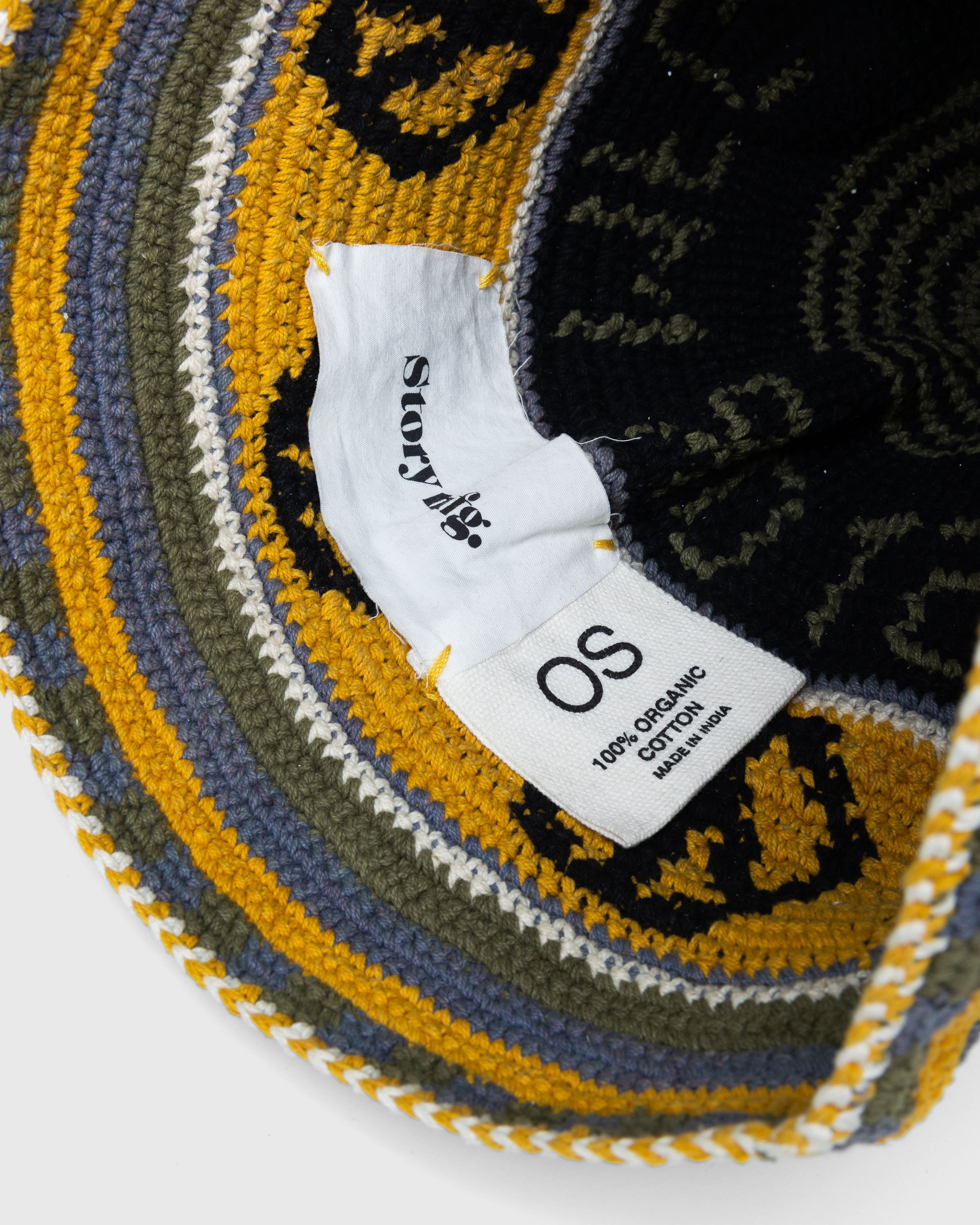 Story mfg. – Brew Hat Mustard Peace - Hats - Multi - Image 3