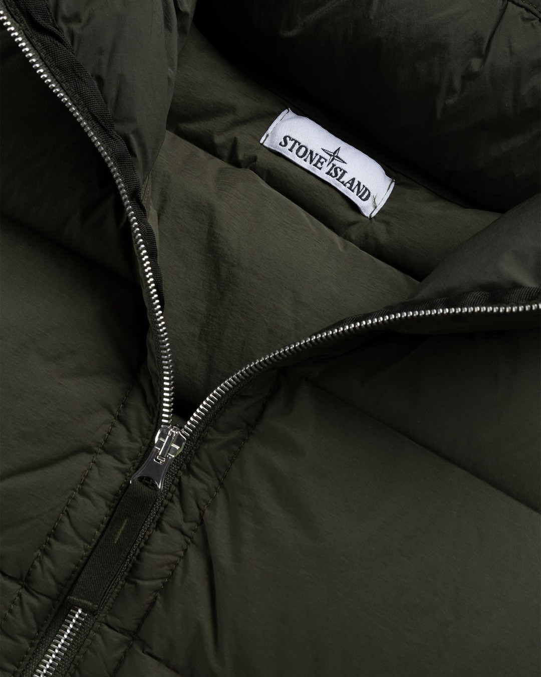 Stone Island – Real Down Jacket Olive - Outerwear - Green - Image 6
