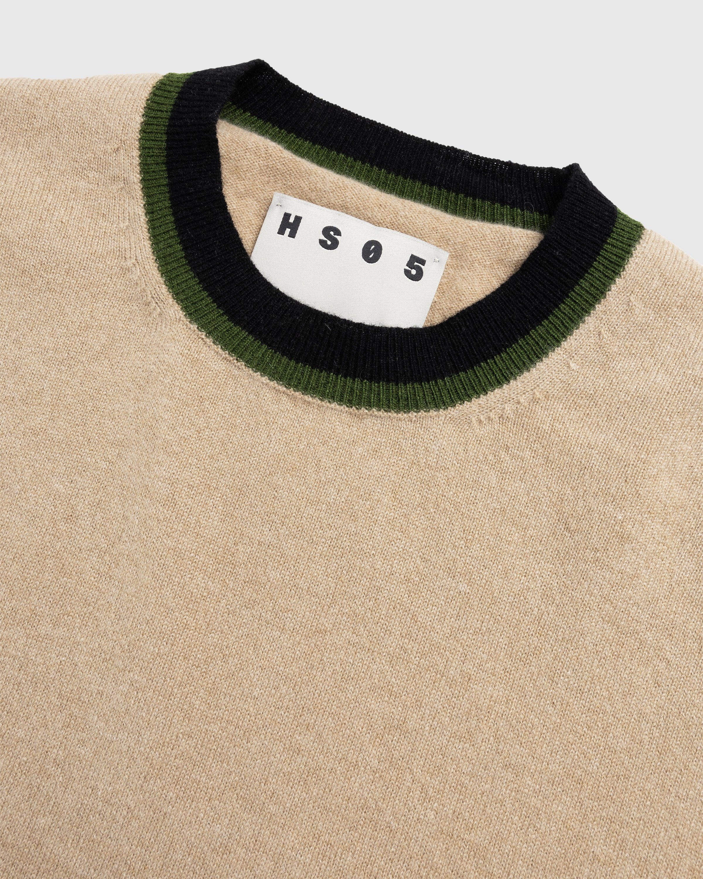 Highsnobiety HS05 – Cashmere Crew Sweater Beige - Knitwear - Beige - Image 6