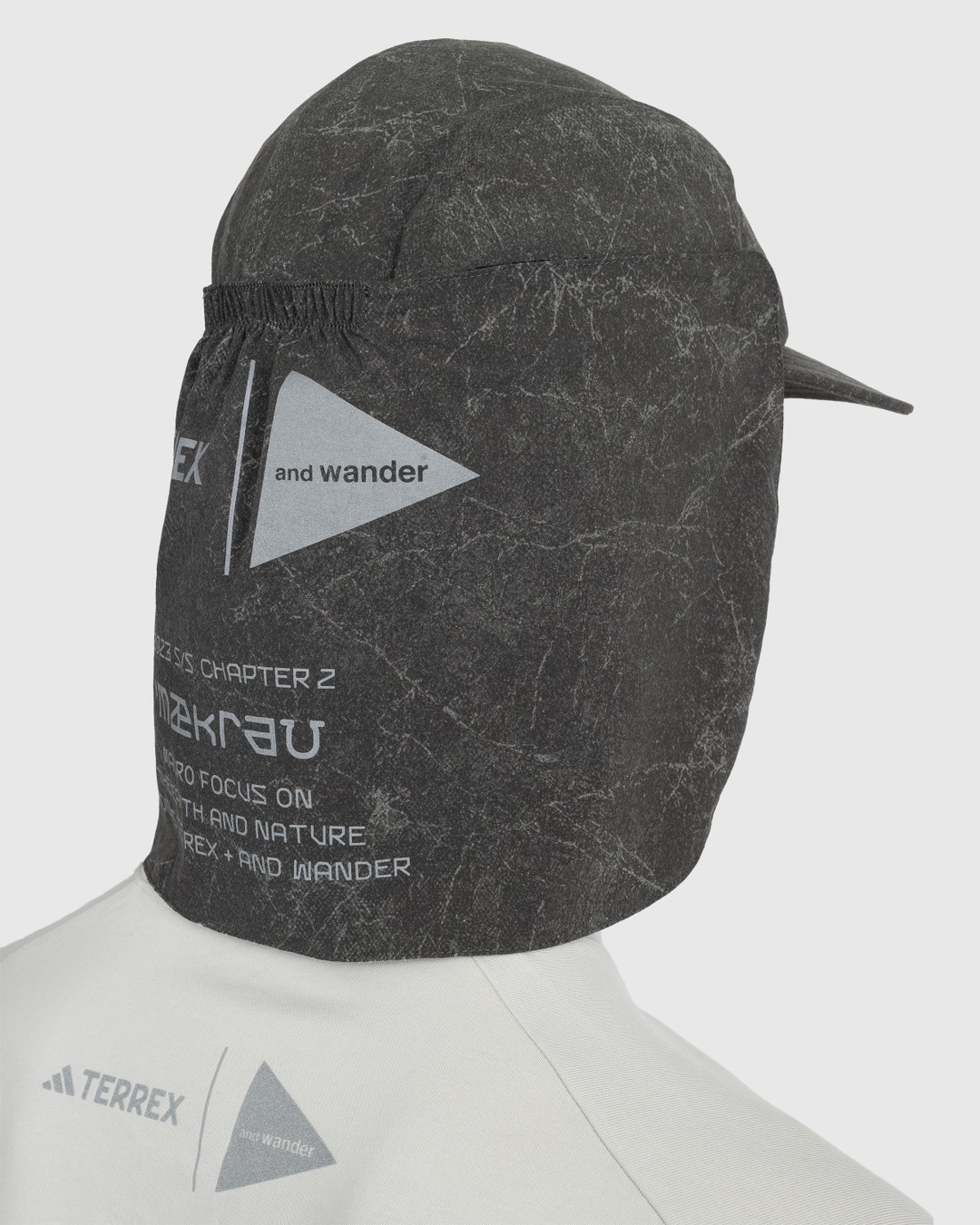 adidas Terrex x And Wander – AEROREADY Cap Shadow Olive - Hats - Grey - Image 8