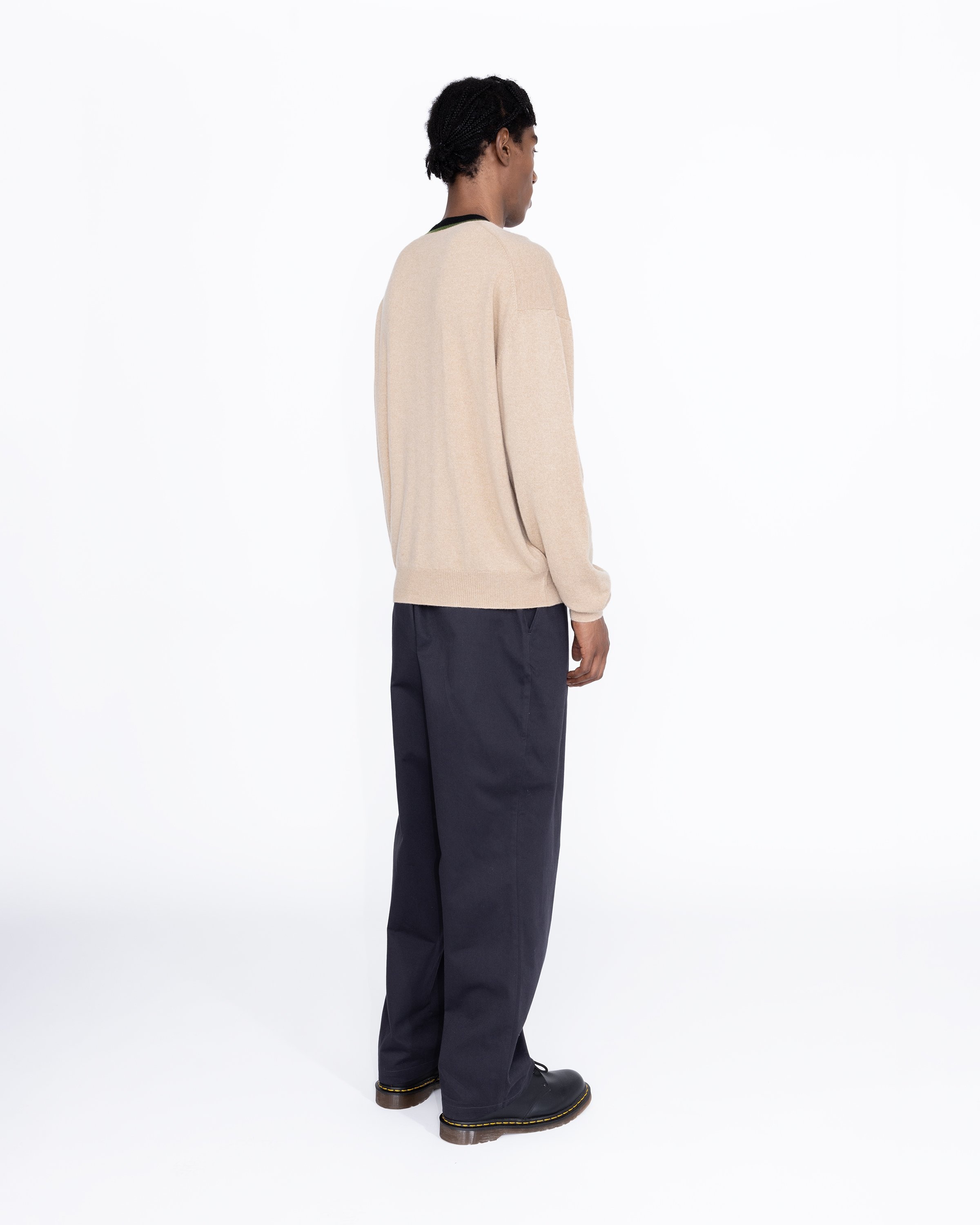 Highsnobiety HS05 – Cashmere Crew Sweater Beige - Knitwear - Beige - Image 5