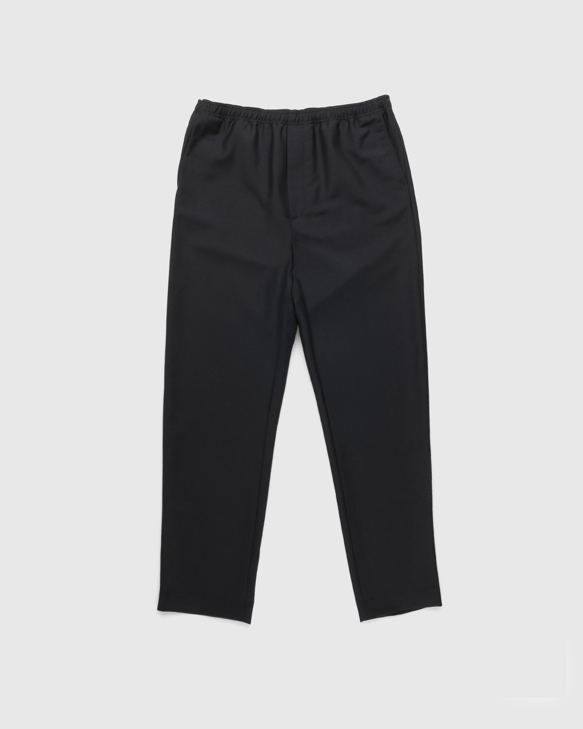 Acne Studios – Mohair Blend Drawstring Trousers Black - Trousers - Black - Image 1