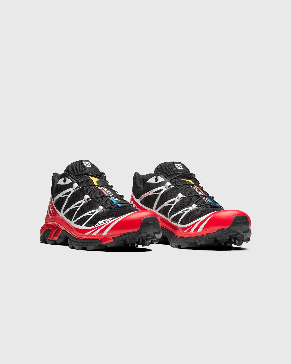 Salomon – XT-6 ADVANCED Black/ Racing Red/ White - Low Top Sneakers - Black - Image 2