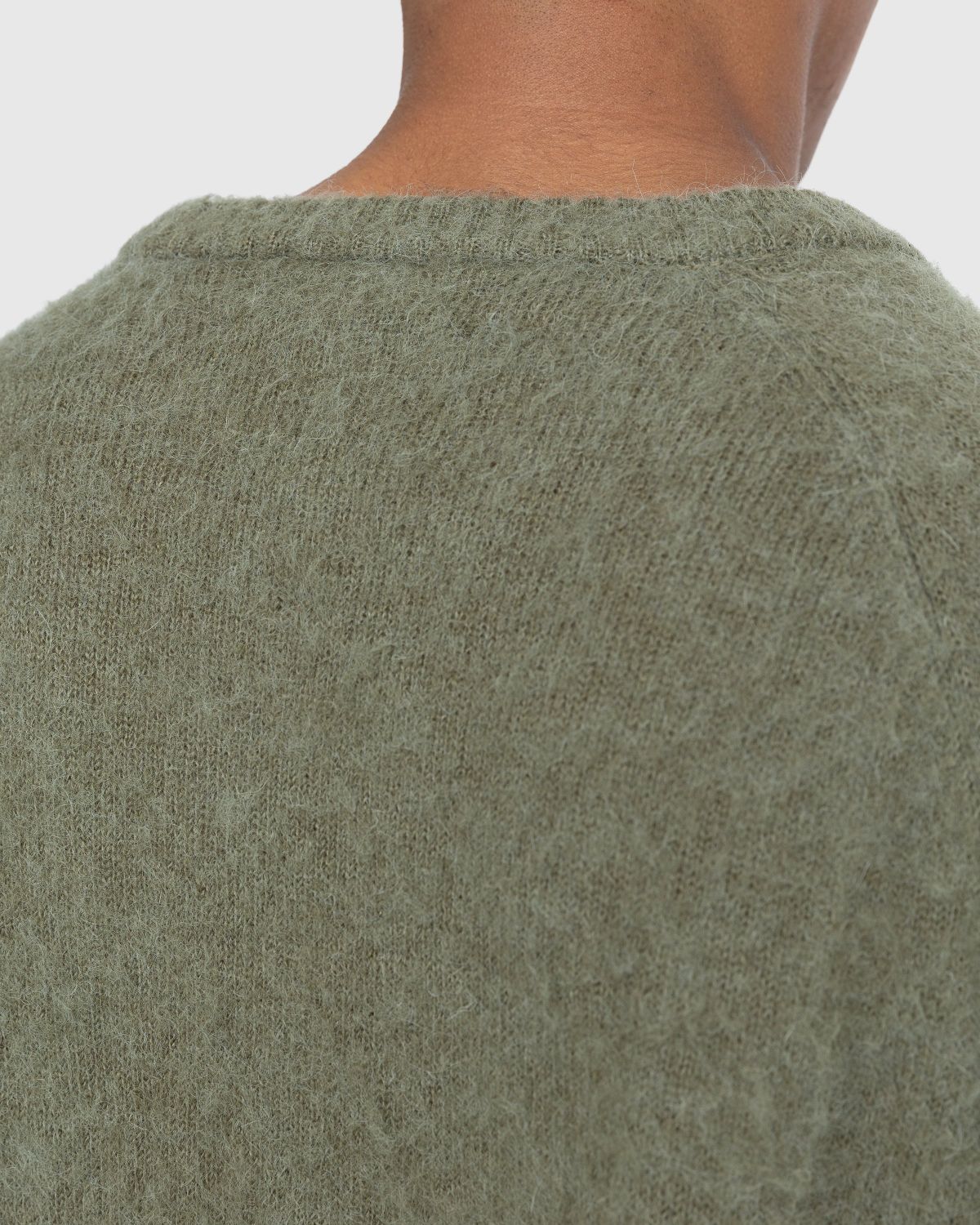 Highsnobiety – Alpaca Raglan Sweater Dark Green - Knitwear - Green - Image 5