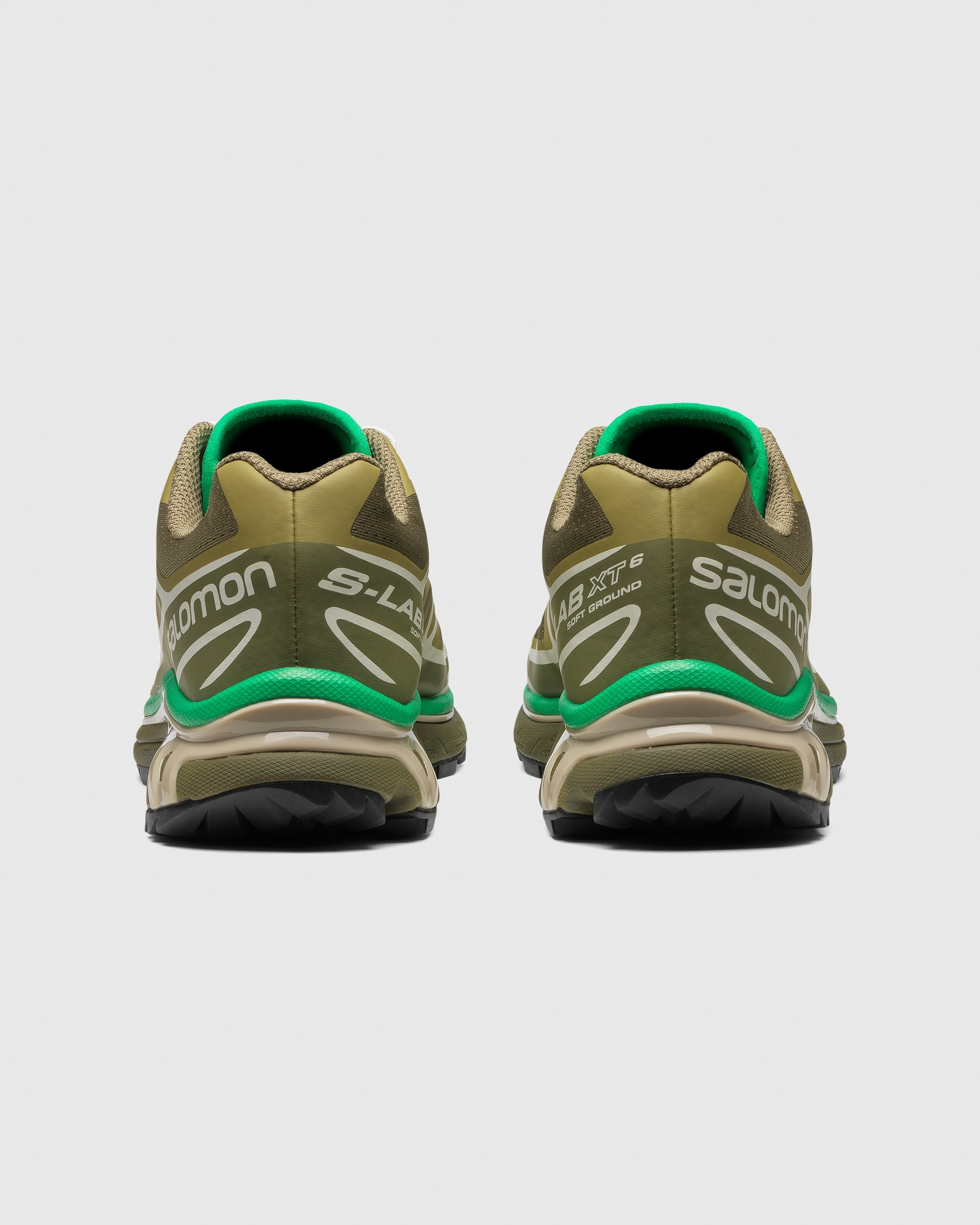 Salomon – XT-6 Dried Herb/Deep Lichen Green/Bright Green - Sneakers - Green - Image 3