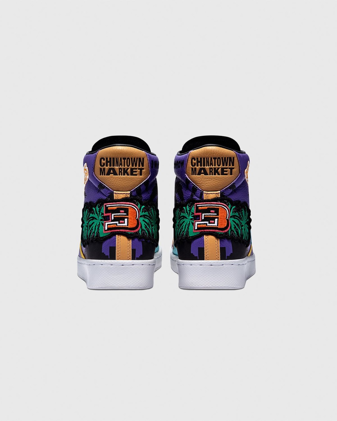 Converse x Jeff Hamilton – Pro Leather High Violet/Poolside - Sneakers - Purple - Image 5