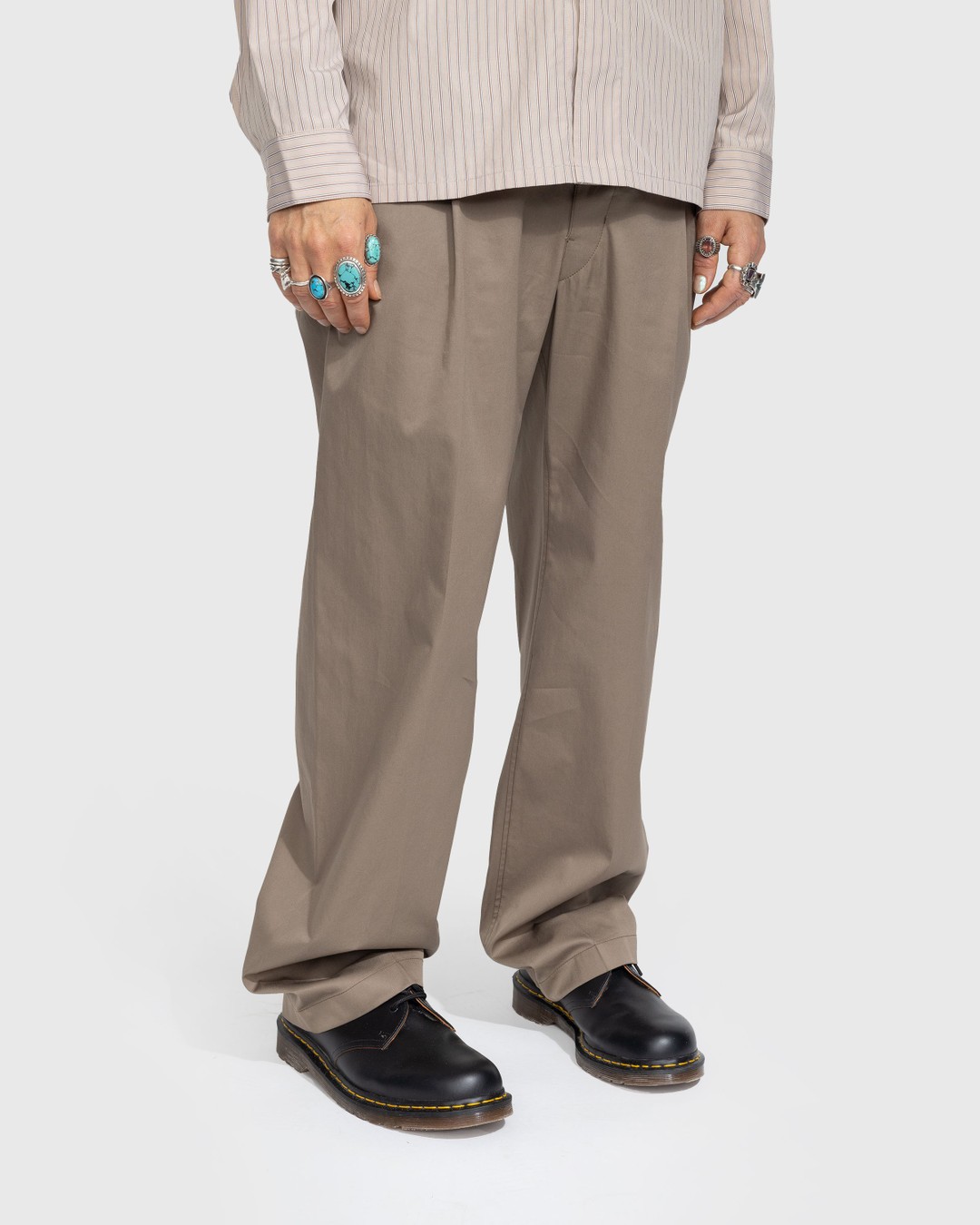 Lemaire – Easy Pleated Pants Beige - Pants - Beige - Image 2