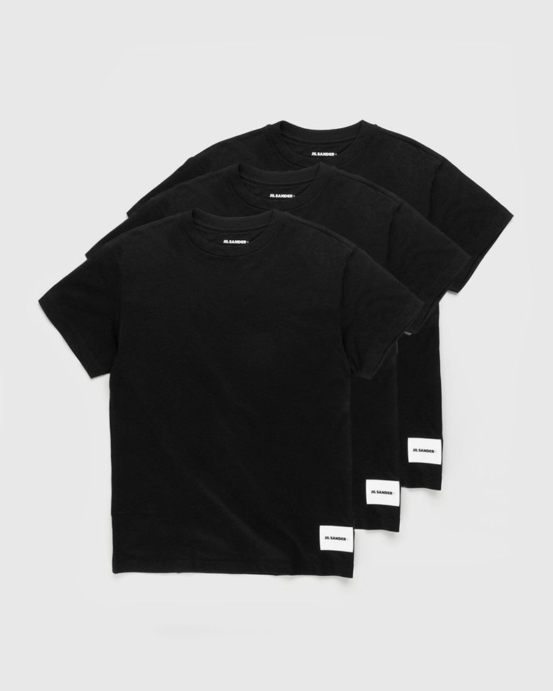 Jil Sander – T-Shirt 3-Pack Black