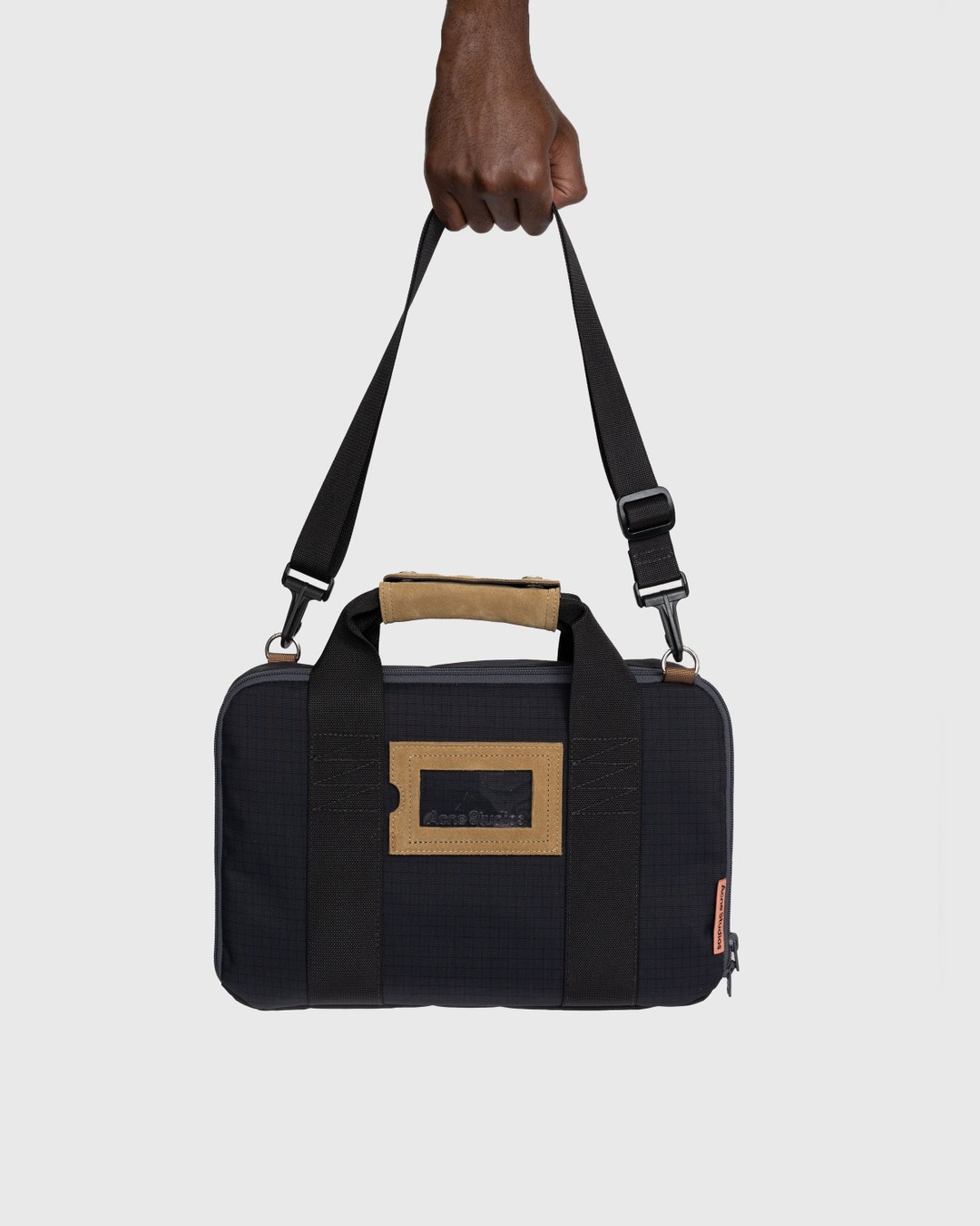Acne Studios – Nylon Laptop Bag Black - Bags - Black - Image 3