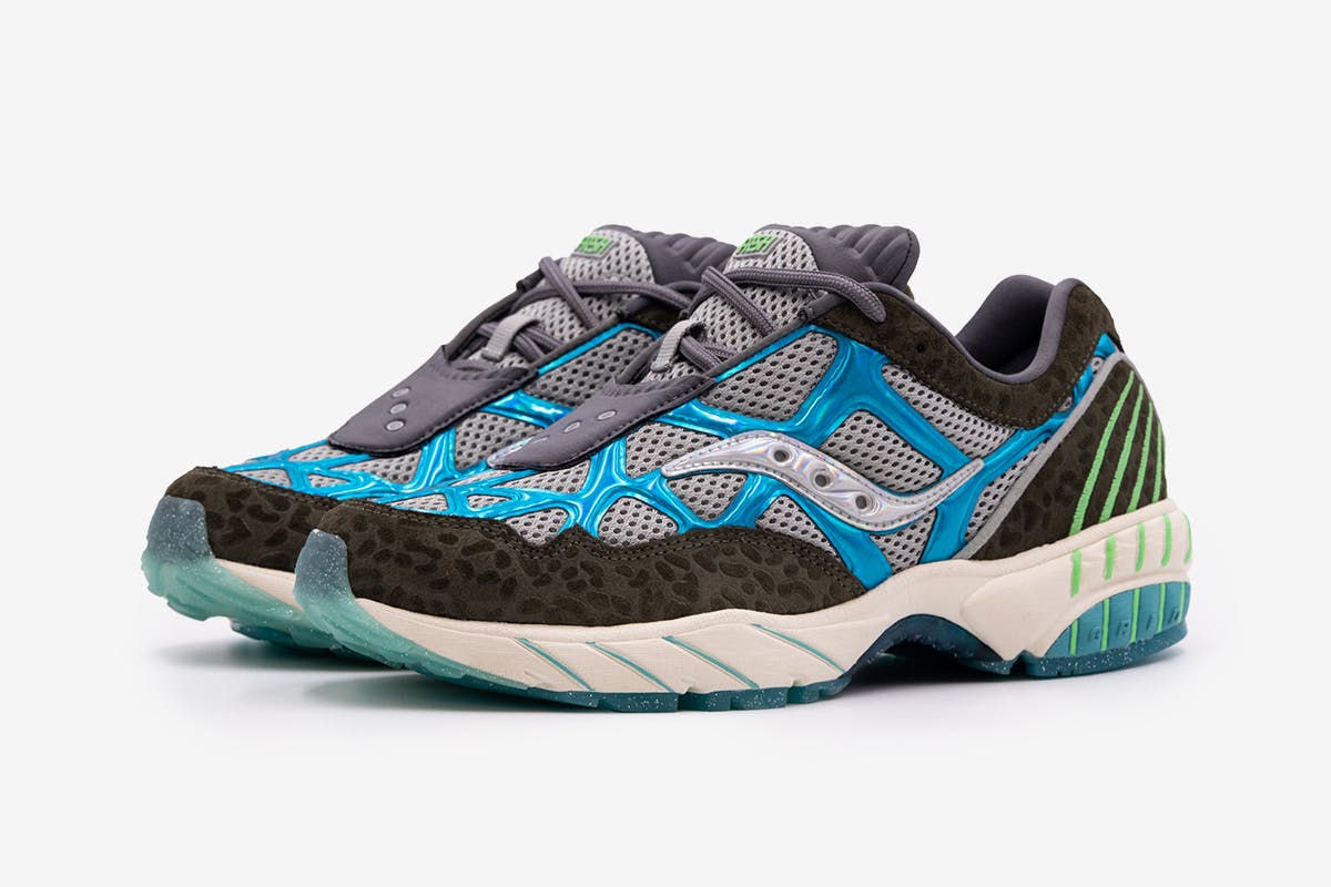 FRESH RAGS x Saucony Grid Web “Manatee”: Images & Release Info
