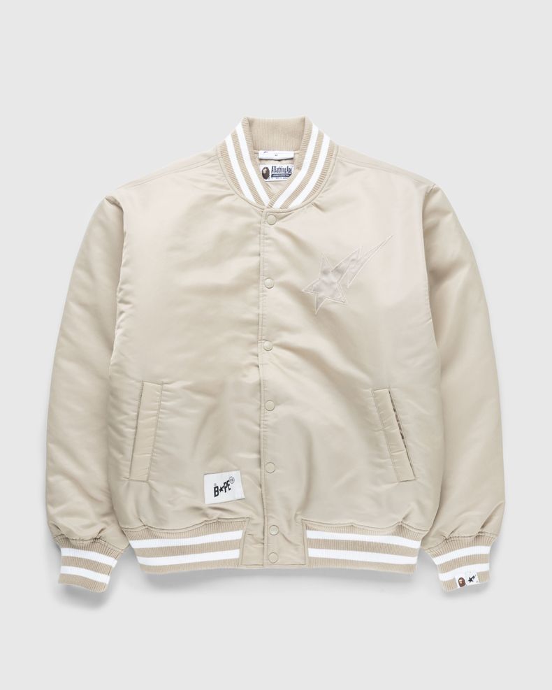 Varsity Jacket Beige