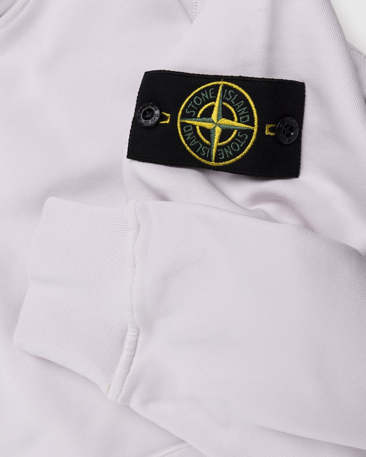 Stone Island – 64151 Garment-Dyed Cotton Fleece Hoodie Pink - Sweats - Pink - Image 4
