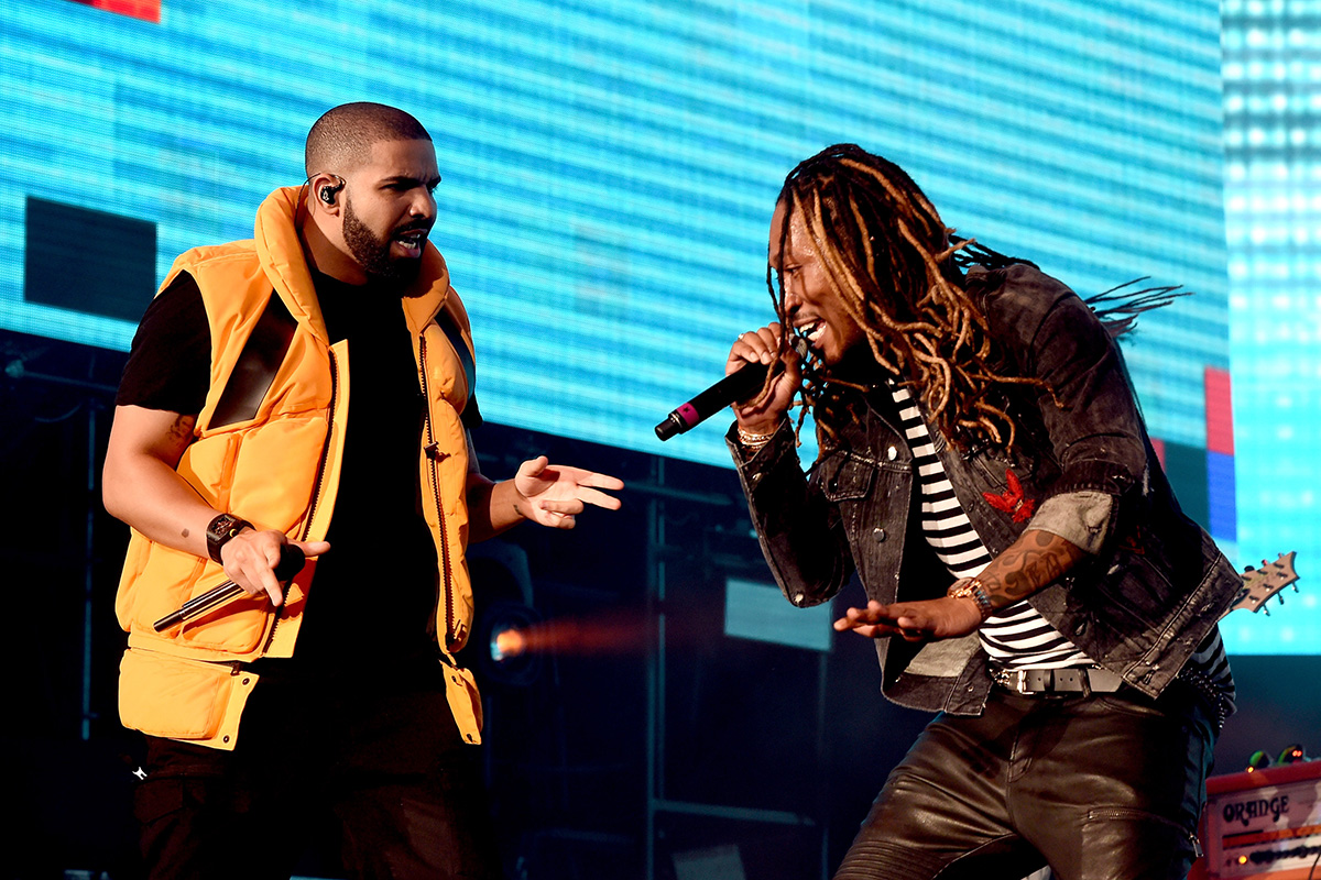 Drake and Future perform on the Coachella Stage