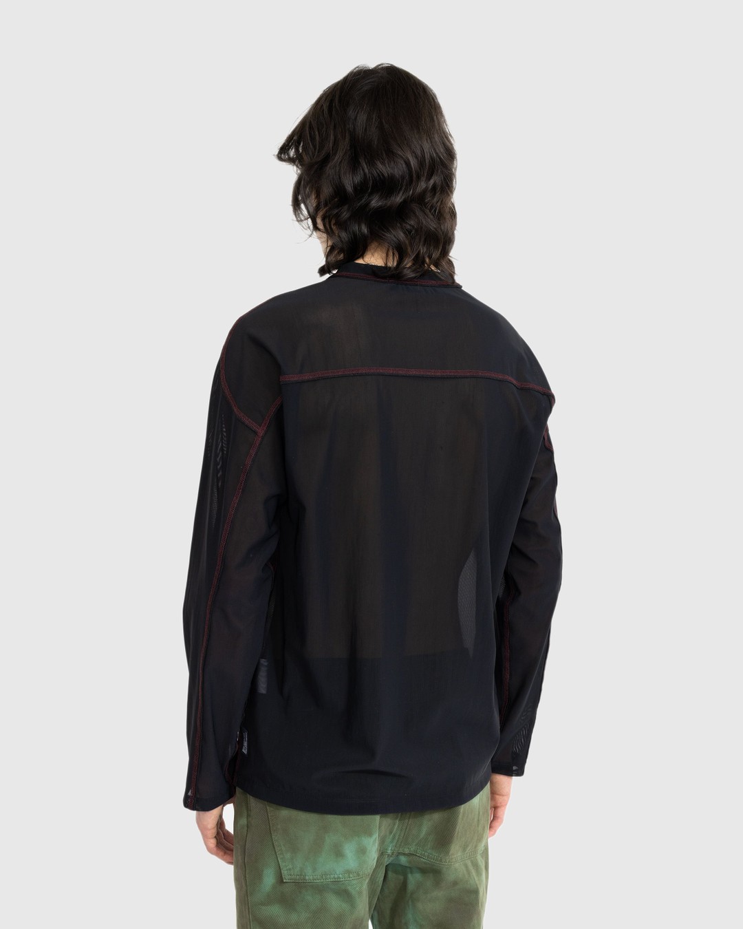 Affix – Boxed Mesh Pullover Black | Highsnobiety Shop