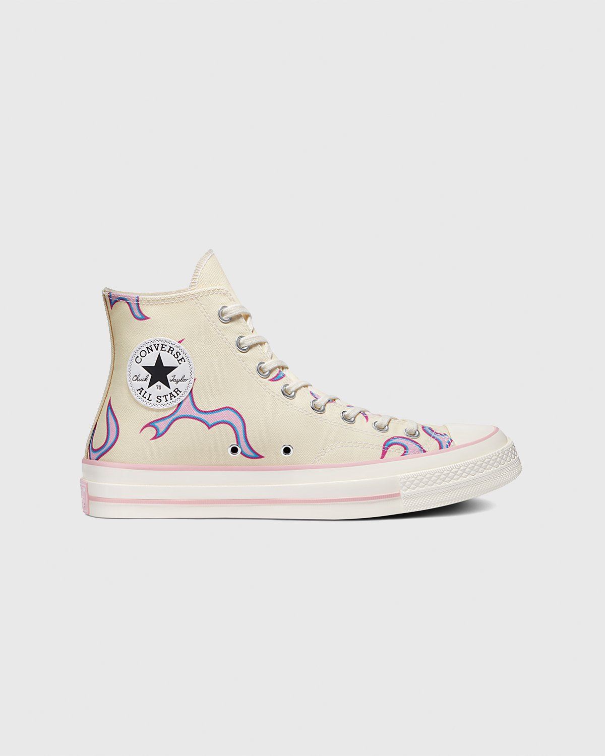 Converse x GOLF WANG – Chuck 70 Flames Pastel Yellow - Sneakers - Yellow - Image 1