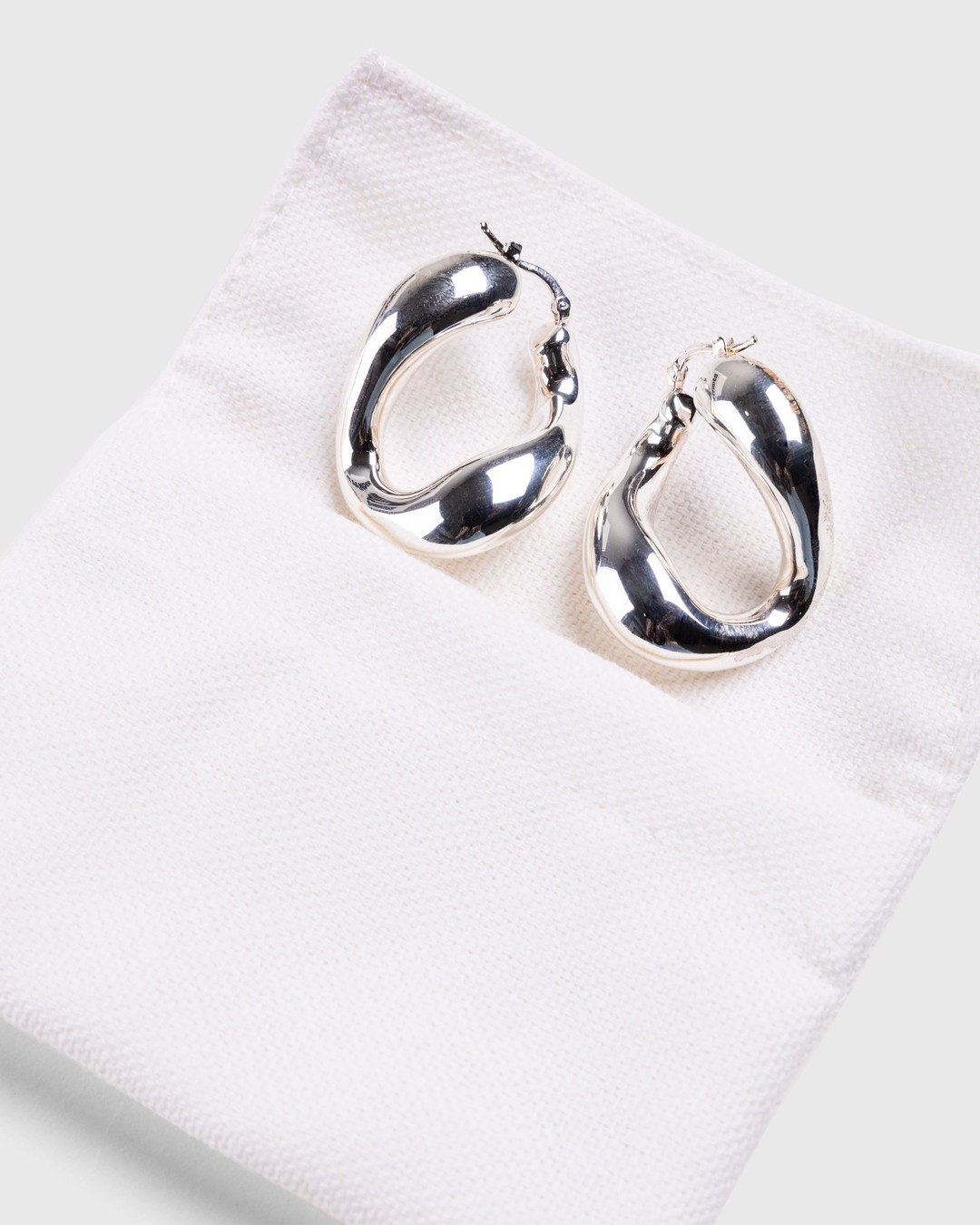 Jil Sander – Scented Chain Earrings Silver - Jewelry - Silver - Image 3