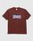 Highsnobiety – HSNB Logo T-Shirt Brown
