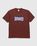 Highsnobiety – HSNB Logo T-Shirt Brown
