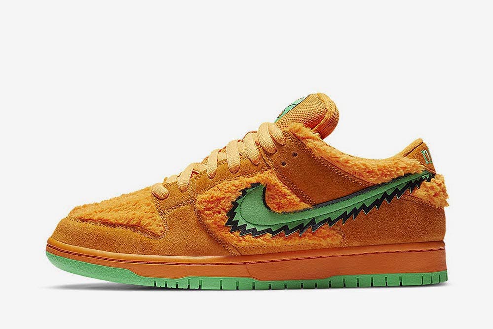 Grateful Dead x Nike SB Dunk Low orange
